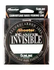 SUNLINE Fluorocarbon Line Shooter Sniper Invisible 75m 5lb Natural Clear & Moss
