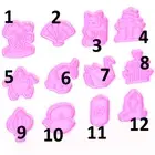 Japanese Japan high quality Cookie Cutter Embosser Stamp Fondant Set