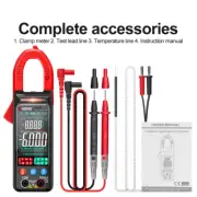 ST212 Clamp Meter Clamp Multimeter Handheld Digital AC DC Current Clamp Meter