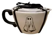 RAE DUNN Set of 4 Ghost/Witch Hat/Crow/Black Cauldron Measuring Cups