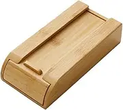 Veulrn Convenient Storage Box Natural Decoration Under Desk Hidden Drawer Home Storage Stationery Container Wooden Storage,C