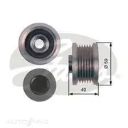 Gates Alternator Pulley - OAP7144