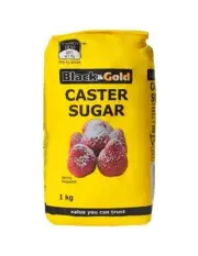 Black & Gold Caster Sugar 1kg x 6