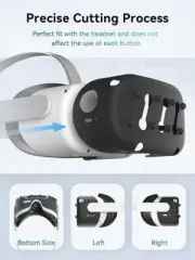 CNBEYOUNG VR Shell and Lens Cover for Quest 2, Anti Scratch, Protect Cameras