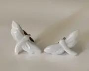 Burberry White Moth Cufflinks NWT