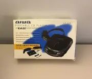 Vintage Aiwa XP-520 XP-529 Portable CD Player w/ Car Kit - Read Description
