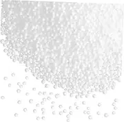 IWOWHERO Bean Bag Filling Balls White Foam 4-6mm 1 Pack Craft Filler for Dolls U-Shaped Pillows Decorative Snow Scene for Christmas