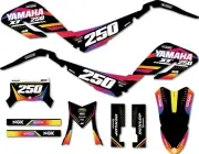 Graphics for Yamaha XT 250 models, Inject style sticker kits custom decals