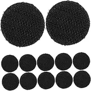FELTECHELECTR Hook Loop Strip Mounting Tape 20pcs Self Sticky Circle Adhesive Loops for DIY Decor Outdoor/Indoor Mounting Tape