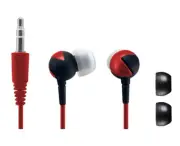Sentry Zig-Zags Earbuds in Red - Brand New