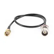 SMA Male to BNC Female Jack M/F Straight Connector RF Adapter Coaxial Cable