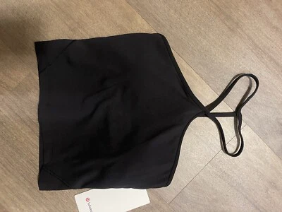 Lululemon Align T-Strap Tank Top Size 2 Black NWT