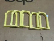 LEGO Parts - Bright Light Yellow Door, Frame 1 x 6 x 7 Arched - No 40066 - QTY 5