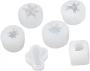 6Pcs Silicone Candle Mold DIY Aroma Candle Making Molds Safe Durable for Wax Melts Soaps Craft Projects Easy Demoulding Reusable