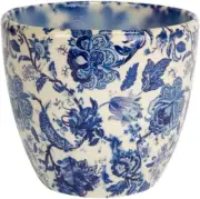 Monza 6" Vintage Planter - Blue