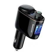 Double USB Outputs Battery Voltage Monitor bluetooth 4.2 MP3 Car Charger