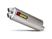 Akrapovic Slip-On Line Rear Titanium Silencer, silver