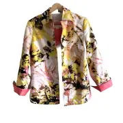 New Badgley Mischka American Glamour Top/ Jacket Set Size S Mob Wife Party