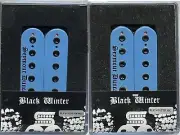 Seymour Duncan Black Winter Blue Humbucker Pickup Set - Blackened