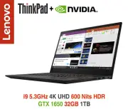 ThinkPad X1 Extreme i9 5.3GHz GTX1650 4K UHD IPS HDR 32GB 1TB On-site Warranty
