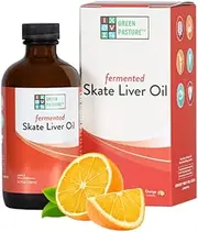 Green Pasture Blue Ice Fermented Skate Liver Oil - Spicy Orange - 8 FL Oz