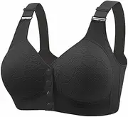 [Generic] Running Bra Cup Front Open Bra Beauty Back Anti Sag Non Underwire Underwear Bandeau Sports Bra