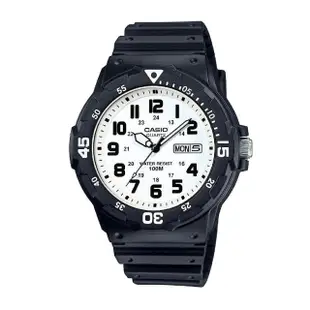 【CASIO 卡西歐】MRW-200H 時尚低調 星期日期 多色 運動 橡膠 手錶 腕錶(防水100米)