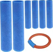 Pool Noodle Connector 6PCS Swim Noodles Foam High Buoyancy Waterproof Foam Noodle Connector Straight DIY Multi-Functional Pool Accessories, No Hole, 11.8in