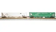 Broadway Limited ~ N Scale ~ PRR Class H32 5-Bay Covered Hopper 2-Pack ~ 7257
