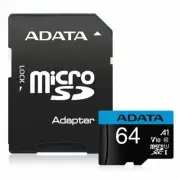 Micro SD Card 64GB Class 10 Flash Memory Card with Adapter