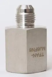 Threaded Adapting Nipple | MJIC 3/8 inch x FNPT 1/2 in. - Stainless Steel SS316