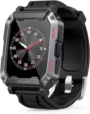ALKAI Smart Watch Rugged with 5ATM Waterproof Bluetooth Call(Answer/Dial Calls) Multiple Sports Tracking, Heart Rate Monitoring,AI Voice Assistant, 2.02'' Super HD Display