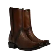 Cuadra Men's Over Maple Laser & Woven Narrow Square Toe Boots CU674