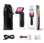 Handheld 800X HD Digital Microscope for Adults,2" LCD Screen Pocket Microscope for Kids,USB Lab Digital Microscopes Equipment Without Memory Card