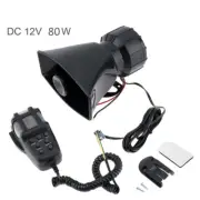 Car High Loud 7 Sound Horn 12V MIC Microphone Loud Speaker Speeches Horn (for: Jaguar)