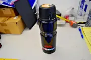 New Genuine Thermos Brand 24oz Thermos 24 Hours Hot/Cold, color blue