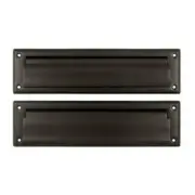 Deltana MS212U10B 13.12 in. Mail Slot with Interior Flap- Oil Rubbed Bronze -...