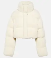 [Cordova] Cordova Kozzy cropped wool-blend puffer jacket AU 12 neutrals