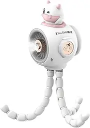 Pram Pram Portable - Fan Fanting Strollers | Stroller Spray Water Fan | USB Rechargeable Portable Cooling Fan | Small Clip On Fan for Car Seat Cam