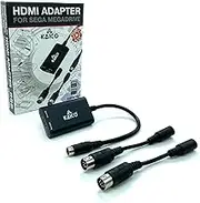 Kaico SEGA Genesis 1080p HDMI Adapter - for use with Sega Megadrive - Supports S Video Output – Supports PAL and NTSC Consoles – Aspect Ratio Switch for 16:9 or 4:3