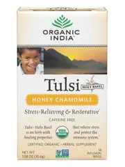 Organic India Tulsi Honey Chamomile Tea | 25 tea bags