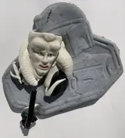 Star Wars Bib Fortuna on Boba Fett Ceramic and Concrete Hanging Wall Sculpture