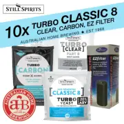 10x Still Spirits Turbo Classic 8 Yeast Turbo Clear & Turbo Carbon & EZ Carbon