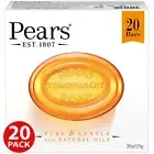 Pears Amber Soap Transparent Pure Gentle Care Natural Oil Value Pack 20 x 125g