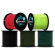 Dorisea Never Fade 8 Strands No Dyeing Braided Fishing line 100m 300m 500m 1000m