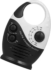 OSOLADY Radio Portable Mini Digital Radio Rechargeable Battery for Bathroom Outdoor Emergency and Travel