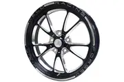Weld Racing Full Throttle Drag Front Runner 1-Piece Black 17" x 4.5" 2.25" B/S Suit 5 x 4.5" B/C