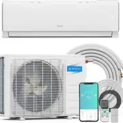 11500 BTU Mini Split Air Conditioner Heat Pump Kit 230V Wall AC Heater Ductless