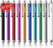 Stylus Pens for Touch Screens, 10 Pack Mesh Fiber Tip Stylus Pens for Ipad Ipho
