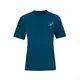 Asics [K11615-401] 男女 短袖 上衣 T恤 運動 訓練 慢跑 吸濕 快乾 反光 親膚 亞瑟士 藍綠